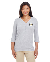 CLEARANCE Alpha Homes - Ladies' Perfect Fit™ Y-Placket Convertible Sleeve Knit Top