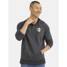 CLEARANCE AHI - Unisex Button Henley Hoodie with Long Sleeves