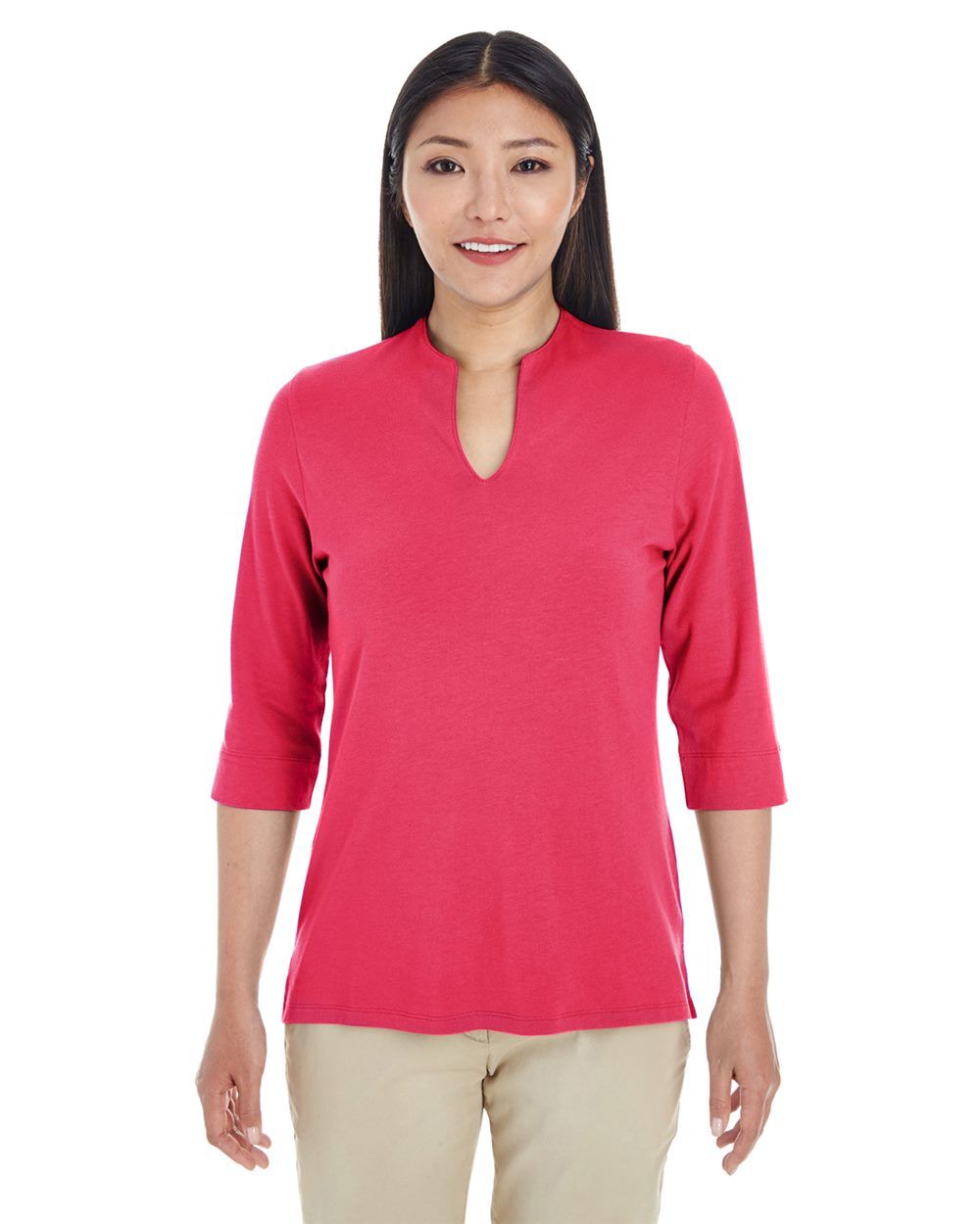 CLEARANCE AHI - Ladies' Perfect Fit™ Tailored Open Neckline Top