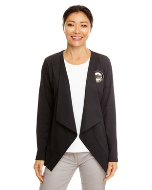 CLEARANCE AHI - Ladies' Perfect Fit™ Draped Open Blazer