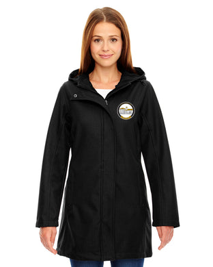 CLEARANCE AHI - Ladies' City Textured Three-Layer Fleece Bonded Soft Shell Jacket