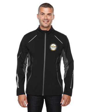 CLEARANCE AHI - Men's Pursuit Three-Layer Light Bonded Hybrid Soft Shell Jacket with Laser Perforation