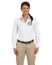 Alpha Homes - Ladies' Long-Sleeve Oxford with Stain-Release