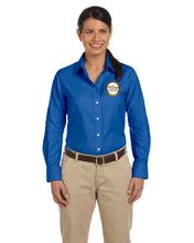 Alpha Homes - Ladies' Long-Sleeve Oxford with Stain-Release