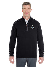 Freemason Men's Sweater with Embroidered Logo