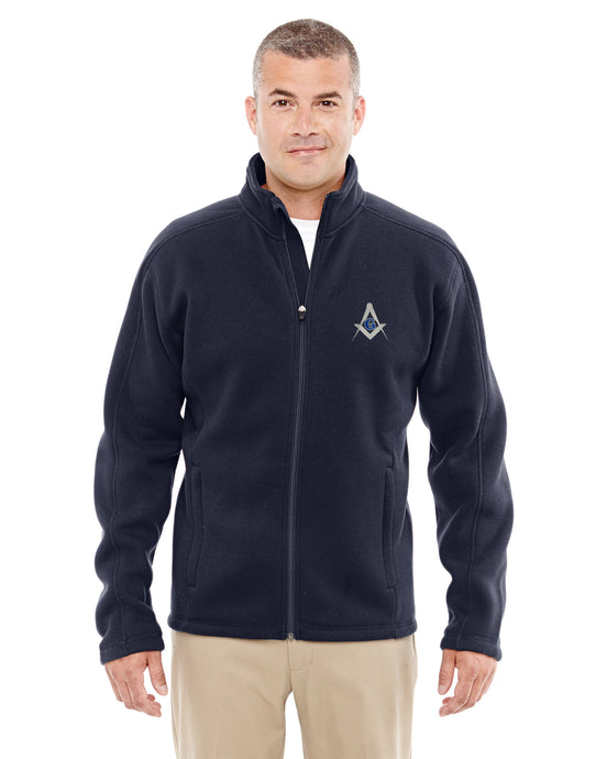 Freemason - Men's Bristol Full-Zip Sweater Fleece Jacket
