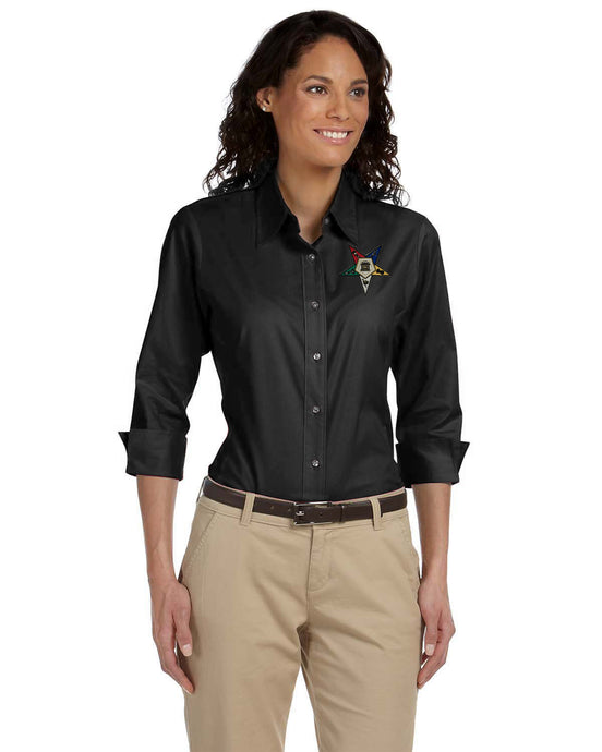 Order of the Eastern Star Blouse with Embroidered Logo