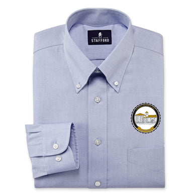 CLEARANCE Men's Wrinkle Free Button-Down Collar Oxford Dress Shirt
