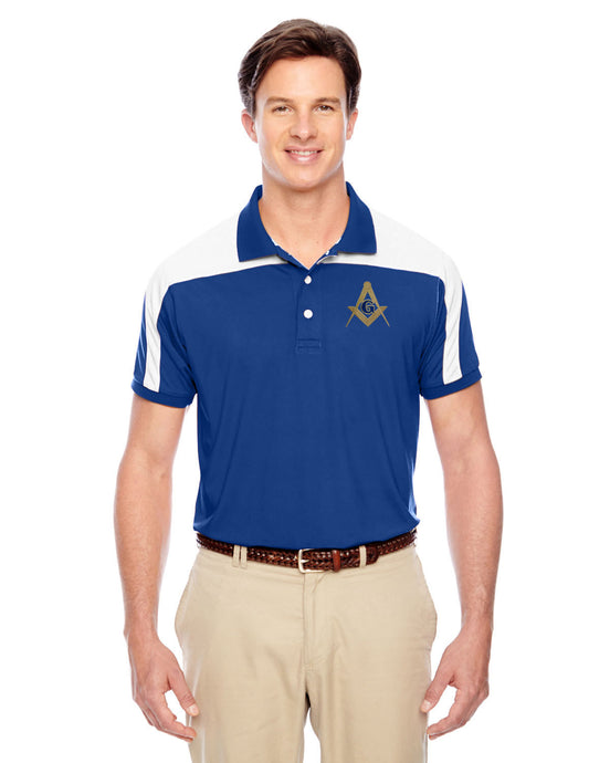 Freemason Polo Shirt with Embroidered Logo