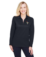 OES - Ladies' Plaited Long Sleeve Polo