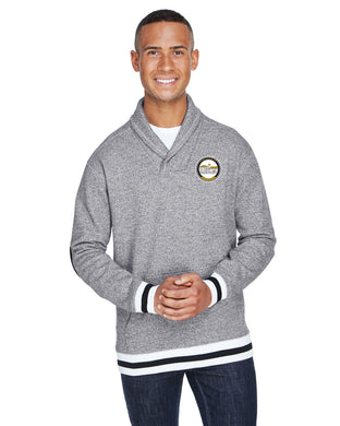 CLEARANCE Alpha Homes - Adult Peppered Fleece Shawl Collar