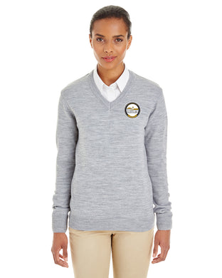 CLEARANCE Alpha Homes - Ladies' Pilbloc™ V-Neck Sweater