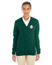 Alpha Homes - Ladies' V-Neck Button Cardigan Sweater